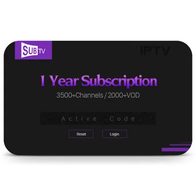 One Year SUBTV Высокое качество IP tv подписка QHD tv IUD tv SUB tv 3500 каналов Германия французский арабский швейный бельгийский IPTV для Smart tv Box Android - Цвет: One Year SUBTV
