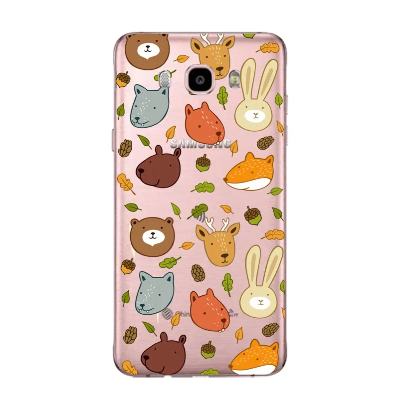 Animal Soft Clear TPU Phone Case For Samsung J3 J5 J7 S6 S7 S8 note8 A3 A5 C7 J2prime Love Goose Printed Bag Cover Free Shipping | Мобильные