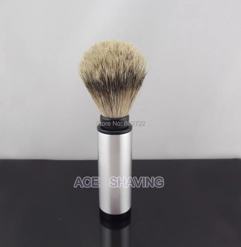 Нержавеющей 100% алюминиевого сплава трубки ручка Best барсук волос путешествия