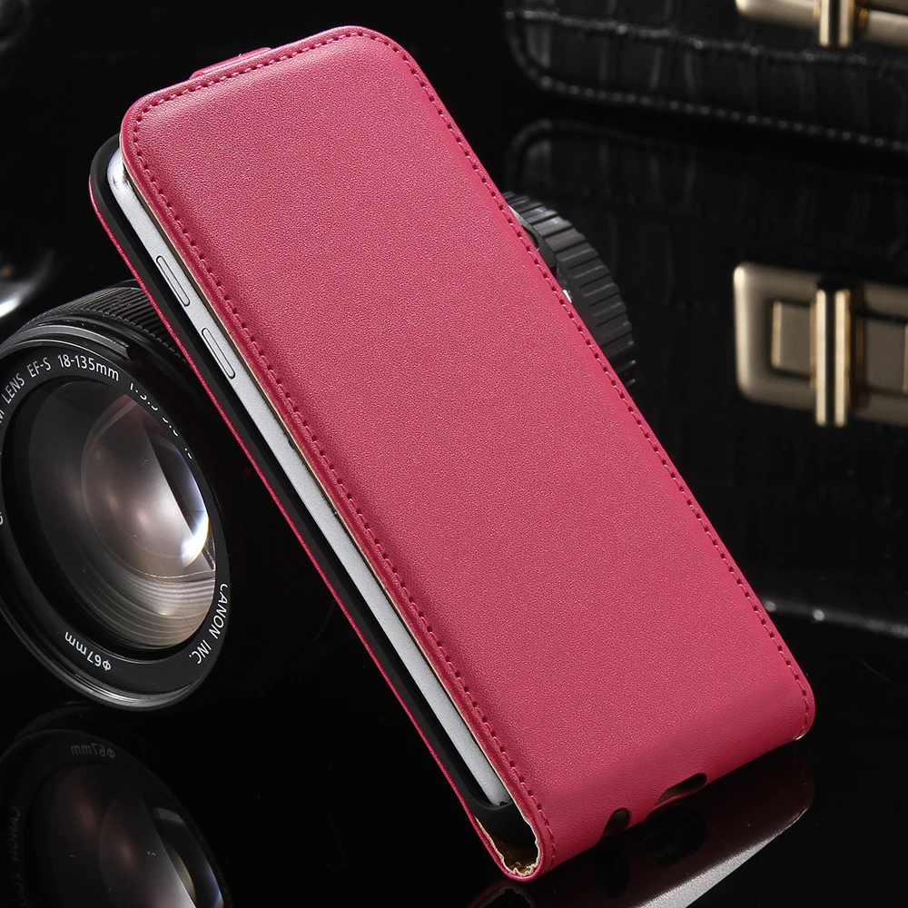 Вертикальный Флип Чехол Для Айфон 4 4S Роскошный Классический Бизнесный Футляр Из