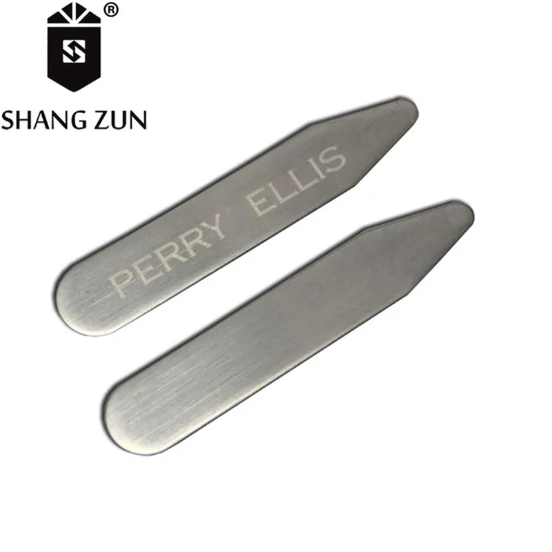 SHANG ZUN 4 Pcs Superficialwiredrawing Stainless Steel Collar Bones Mixed in 2 Sizes without logo or picture |