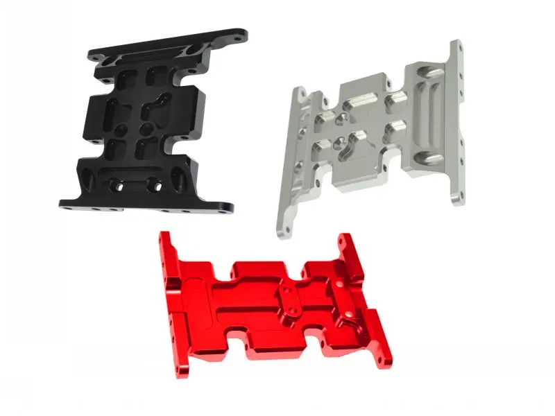 Осевая алюминиевая противоскользящая пластина SCX10 фотооснова