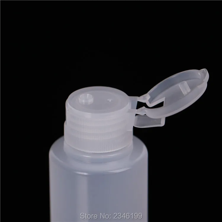 

12ML 50pcs/lot Empty Plastic Cosmetic Container, DIY Refillable Bottle with Clamshell Cover Lid, Travel Sample Subpackage