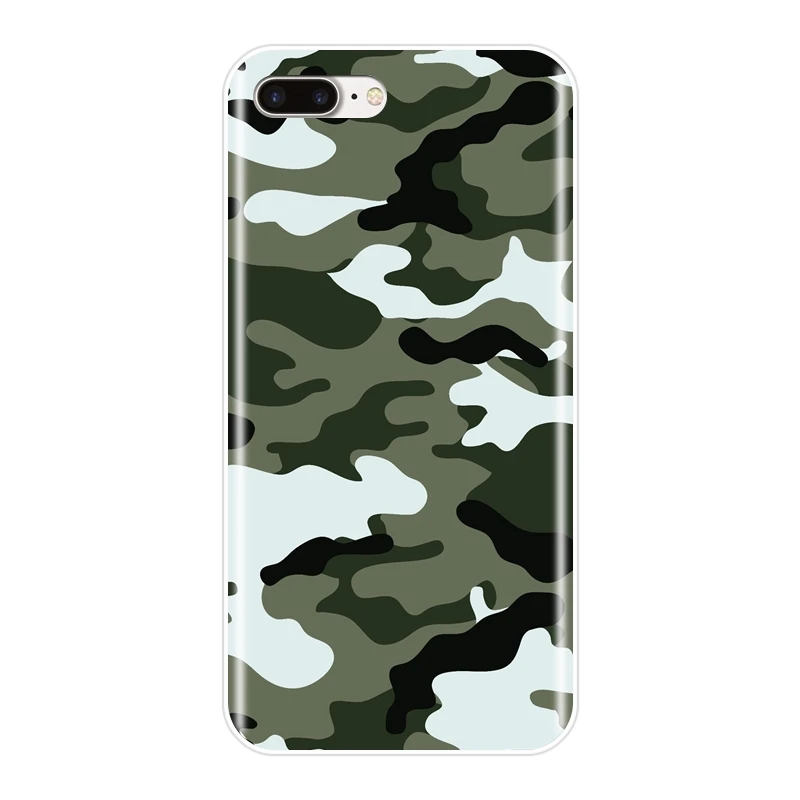 Камуфляжный военный камуфляжный чехол для телефона Apple iPhone 6 S 7 8 X XR XS Max