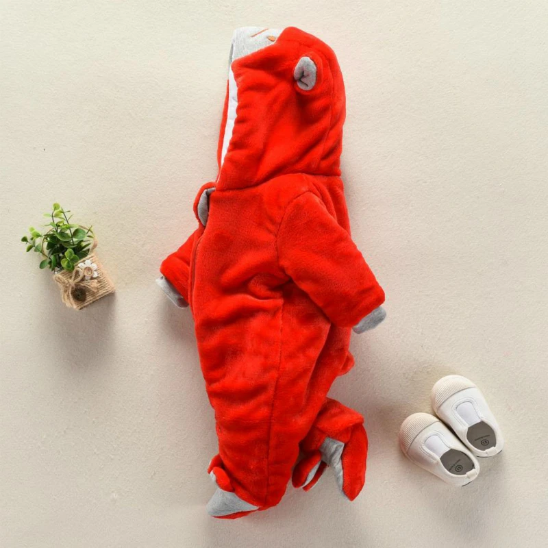 Baby Climbing Jumpsuit with Footies Cartoon Animal for Boy and Girl Ropa Clothes Newborn to 12 Month Bear Ear Clothing | Детская одежда