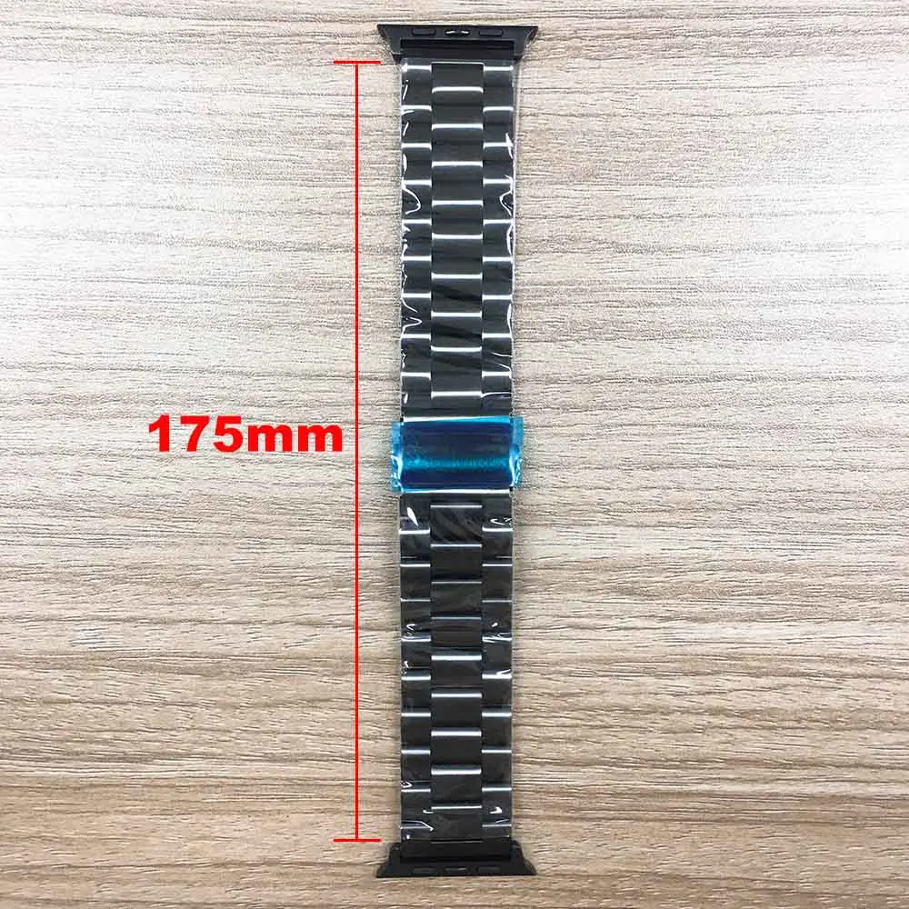 Нержавеющая сталь ремешок для наручных часов Apple Watch, версии 44/42/40/38 мм, сопутствующий браслет, ремешок для наручных часов iWatch, версия 5/4/3/2/1, с металлическим ремнем, аксессуары