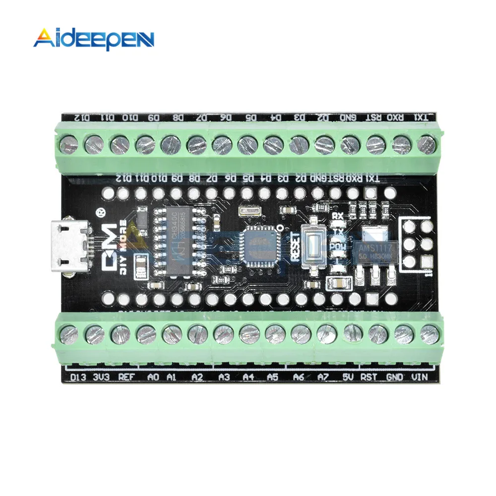 Atmega328P Nano V3.0 3 0 CH340G CH340 клемма для драйвера Расширительная плата адаптера