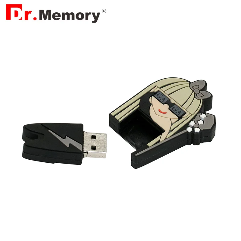 Элегантная Леди Гага модель Флэш Накопитель 64Гб флеш диск Usb 2 0 4 ГБ 8 16 оперативной