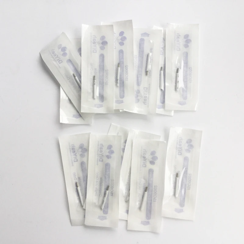 50 шт. 19 круглых игл для ручной ручки полуперманентный макияж ручная