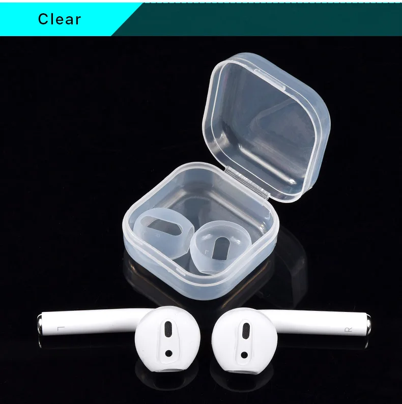Ультра-тонкие и мягкие силиконовые AirPods и EarPods чехлы и аксессуары Чехлы для Apple наушники