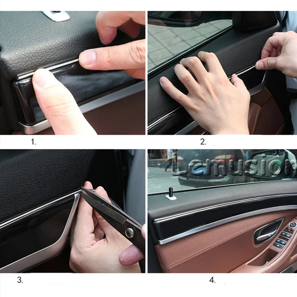 Отделка салона автомобиля для Volkswagen VW Polo Passat B5 B6 CC Golf 4 5 6 7 Touran T5 Tiguan Bora Scirocco аксессуары