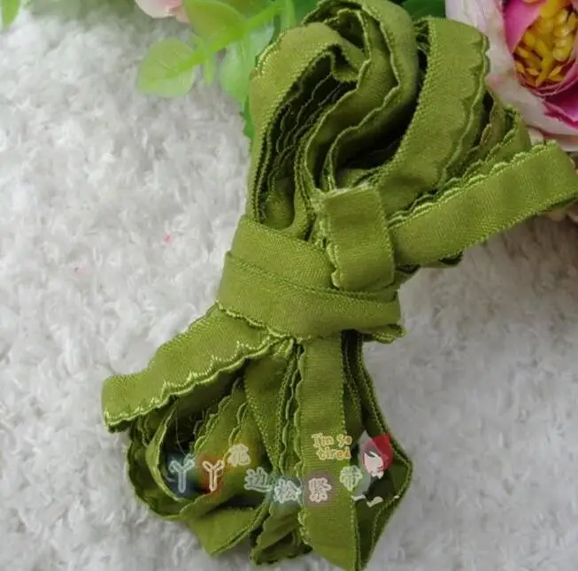 Высококачественная эластичная кружевная отделка ширина 1 см 6 м/лот лента для