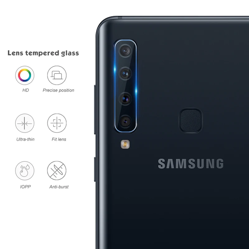 Защитное стекло для объектива камеры Samsung A10 A30 A50 A20 закаленное Galaxy S10 Plus S10e M30 A9S