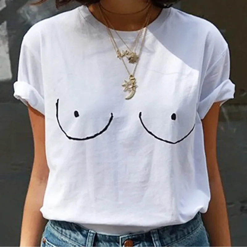 

Bohocotol 2018 RU women summer casual t shirt girl printed t-shirts basic tops USA fashion women t-shirt