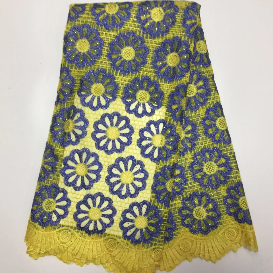 Африканский кружево Лидер продаж сетки 2018 Новое поступление фиолетовый цвет