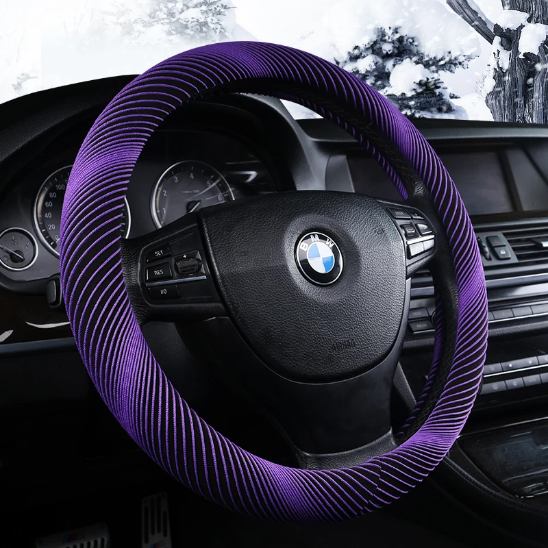 3D спиральная линия рулевого колеса высокого качества бархатная крышка