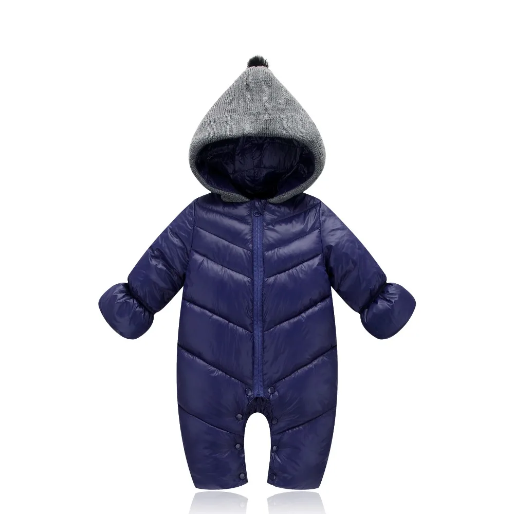 Детская одежда зимние детские хлопковые комбинезоны комбинезон для мальчиков и