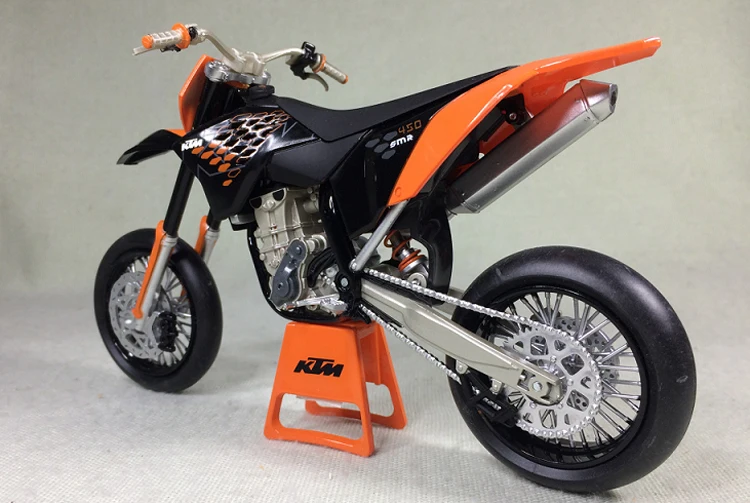 1:12 KTM горный Мотокросс внедорожный мотоцикл Модель Коллекция фигурка модель готовой продукции статическая