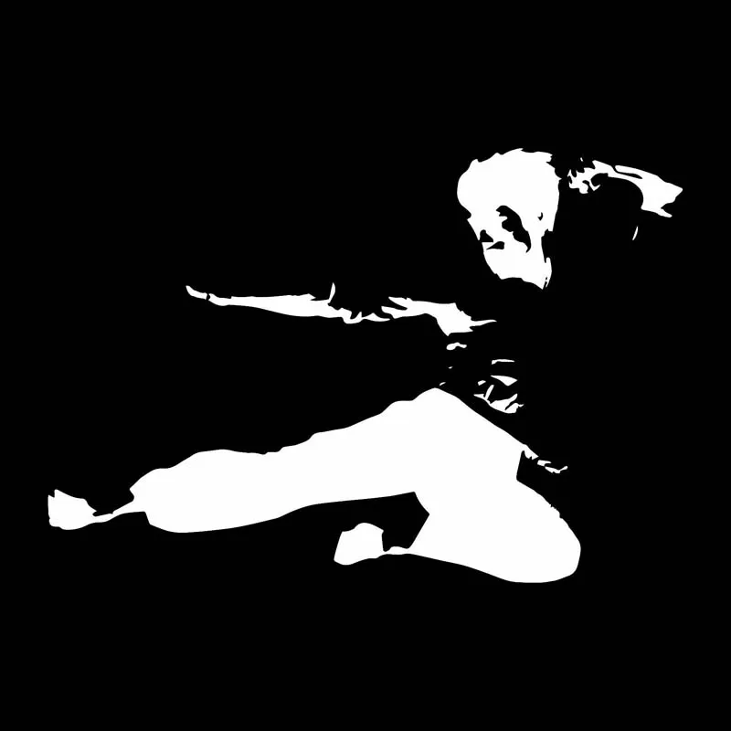 YJZT 15.5CM*10.6CM Bruce Lee Vinyl Decal Car Sticker Black/Silver C3-0040 | Автомобили и мотоциклы