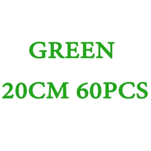 GREEN20CM60PCS 60 шт./лот анти-укус рыболовные провода линии трассировки проволочный вдеватель с шарнирным соединением Дуо-запор Fly поводок для рыболовного грузила леска 15/20/30 см X318 - Цвет: GREEN20CM60PCS