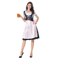 hot sexy beer girl costume wench maiden costume german oktoberfest costume dirndl dress plus size