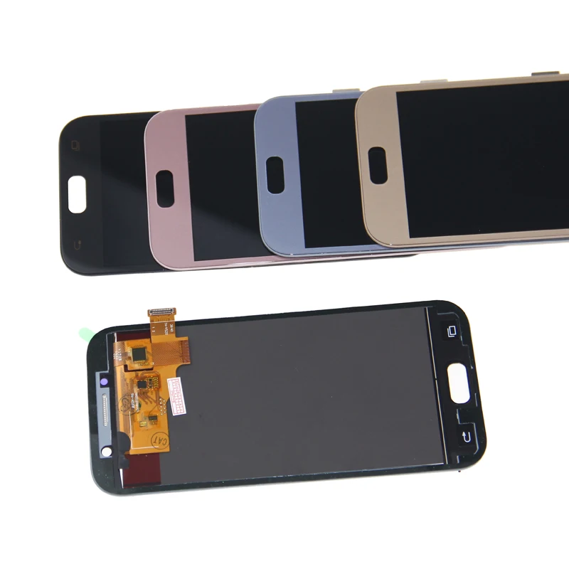 ЖК дисплей для Samsung Galaxy A5 2017 LCD A520 SM A520F дигитайзер сенсорный экран Регулируемая