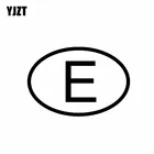 YJZT 14,7 см * 10 см E Испания код страны овальная Автомобильная Наклейка Виниловая наклейка черный серебристый C10-01250