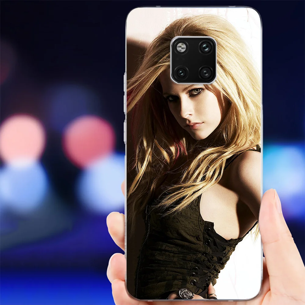 Мягкий силиконовый чехол для телефона IYICAO Avril Lavigne Huawei Mate 10 20 Lite Pro Nova 2 2i 3 3i 4 TPU |
