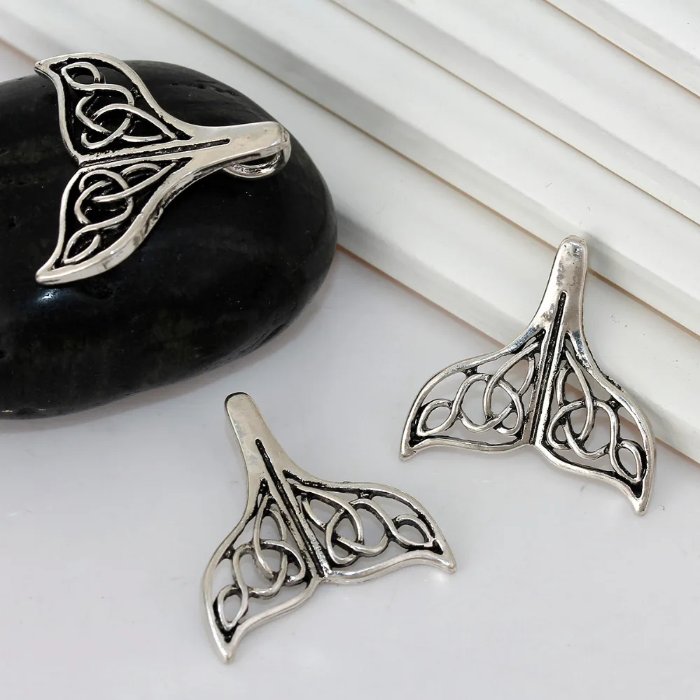 DoreenBeads цинковый сплав искусственный кит полый кельтский узел DIY компоненты 24 мм (1