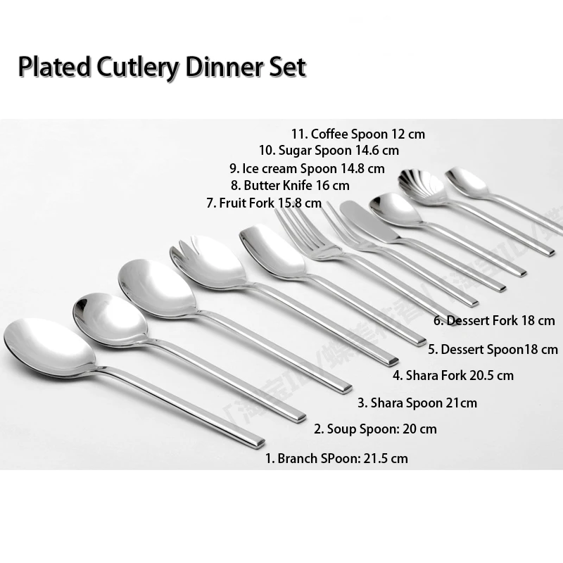 Германия нержавеющая сталь стейк нож и вилка ложка роскошный позолоченный