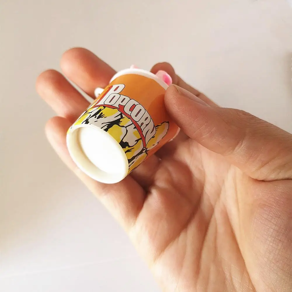 1 шт./лот миниатюрный попкорн масштаб 1/6 мини ведро для попкорна кукольного домика