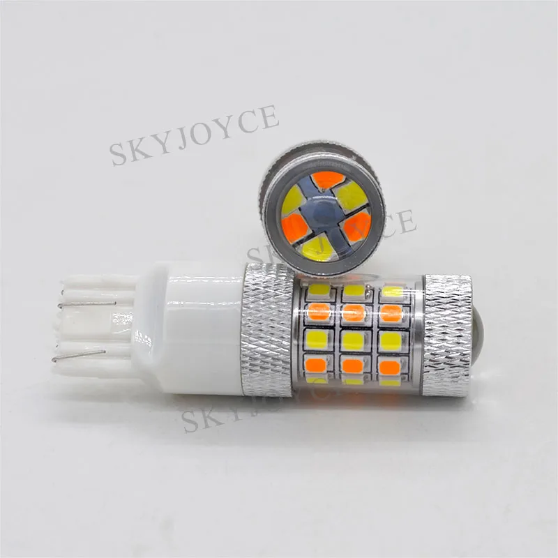 SKYJOYCE T20 7443 42SMD LED 2835 переключаемая светодиодная автомобильная сигнальная лампа