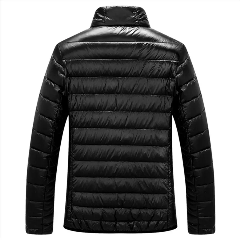 Мужской осенью и зимой пальто легкий Duck Solid стеганые куртки Для мужчин OvercoatsCasual