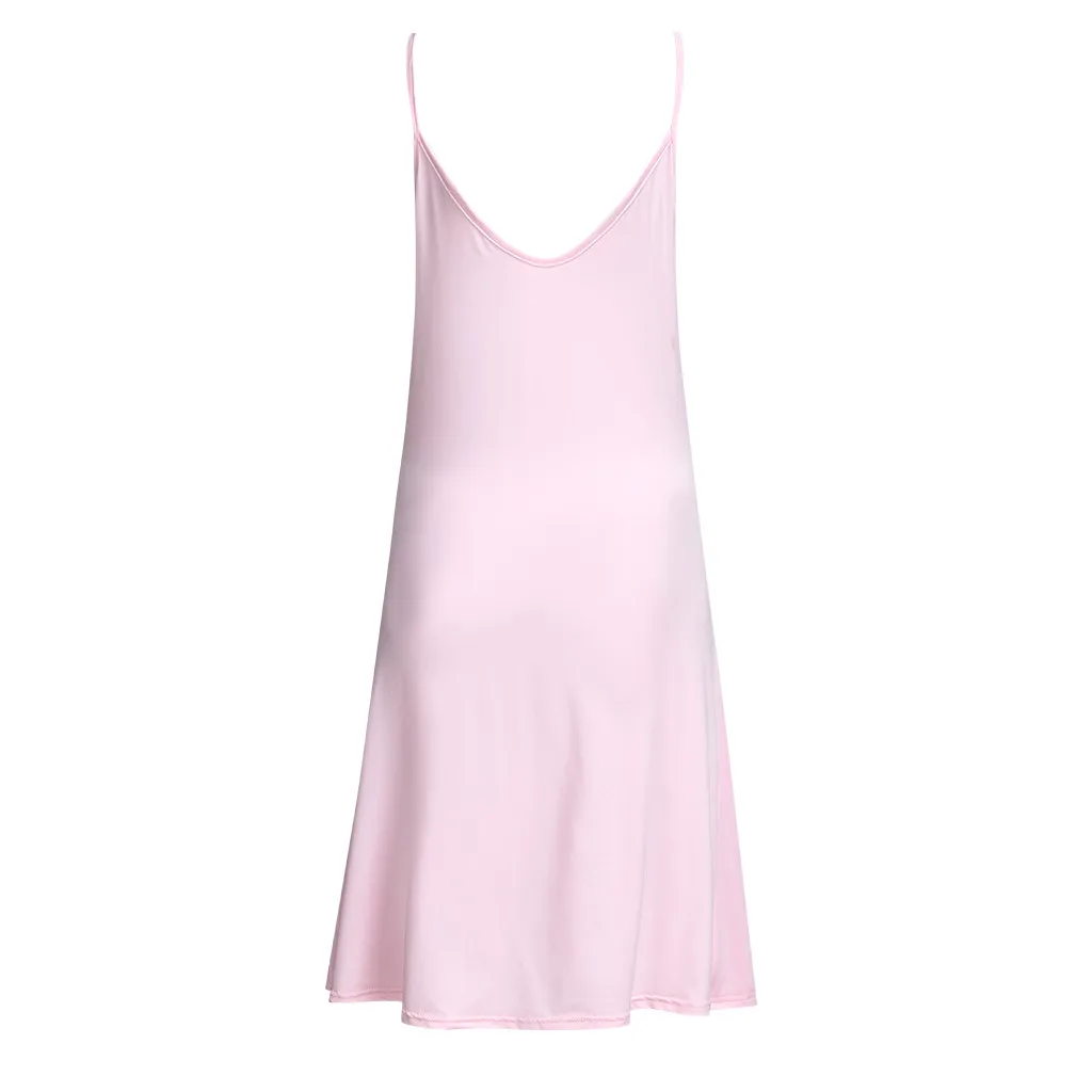 Женское платье для беременных с v-образным вырезом без рукавов ночная рубашка