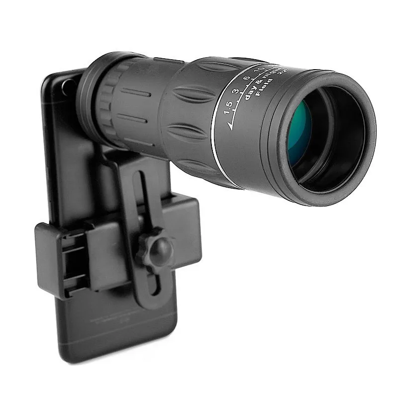 Профессиональный монокулярный телескоп высокой мощности 10X42 HD Vision портативный для кемпинга наблюдения за птицами с держателем смартфона и штативом