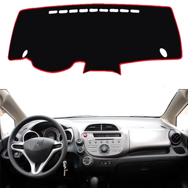 Коврик для приборной панели автомобиля коврик Солнцезащитный ковер Honda Fit Jazz 2009