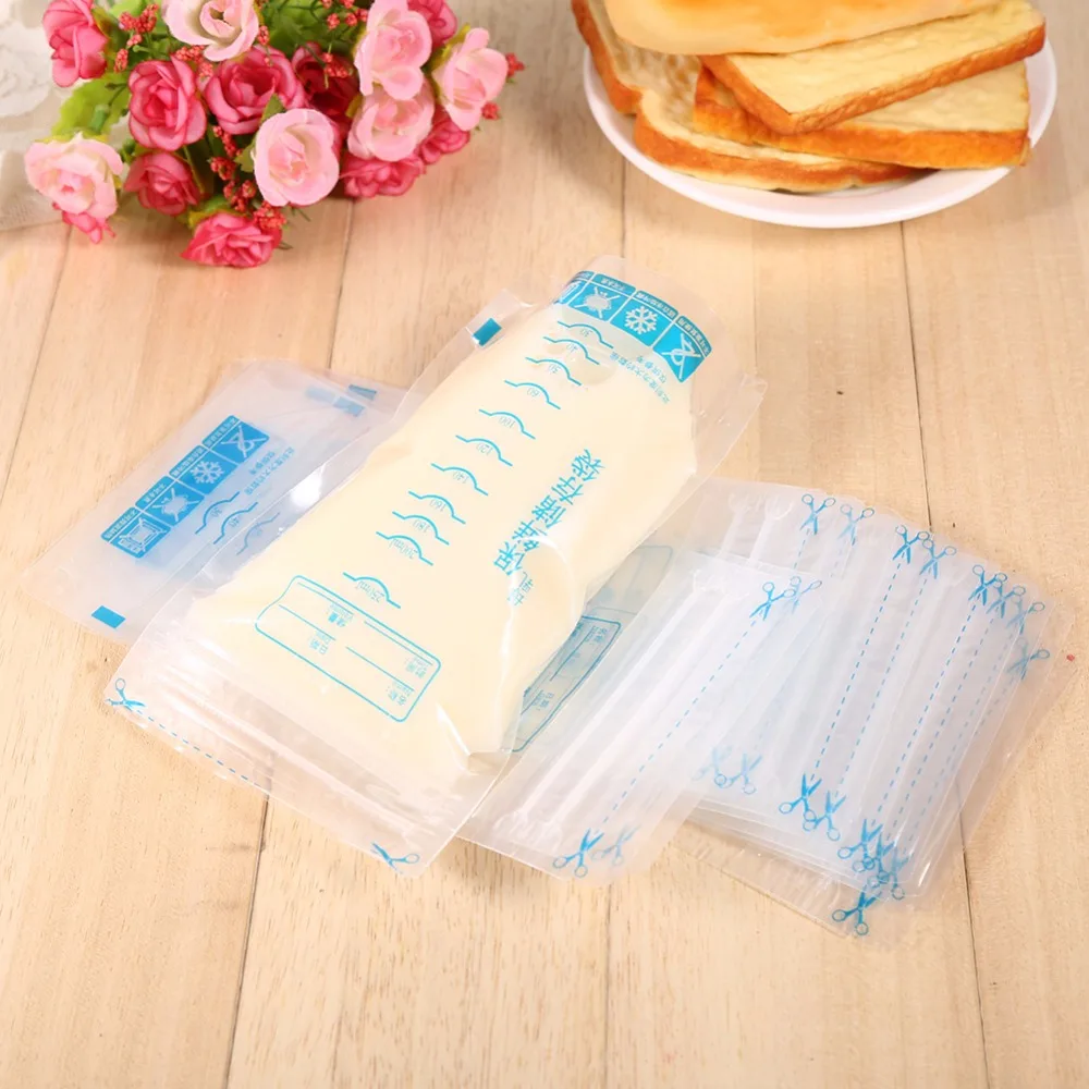 1 шт./упак. контейнер для детского питания хранение грудного молока пакеты морозильник большой размер 250 мл BPA бесплатное хранение грудного молока кормления