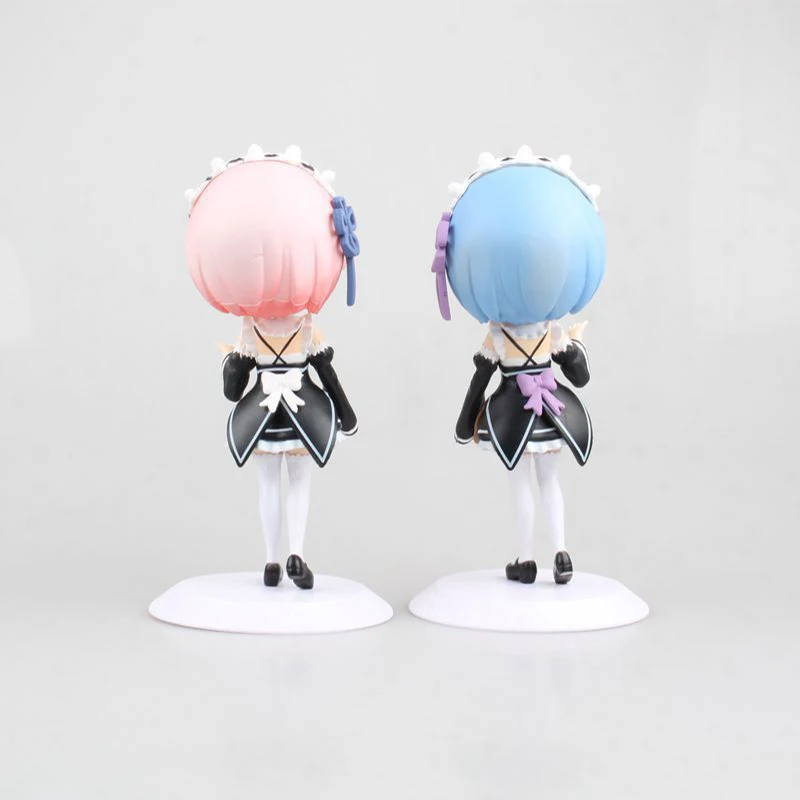 Фигурки игрушки Re: жизнь в другом мире от zero рам и рем Милая версия большие глаза