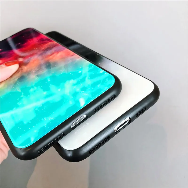 Чехол для iPhone X XR XS Max 8 7 6 6s плюс прекрасный мультфильм звездное небо Луна