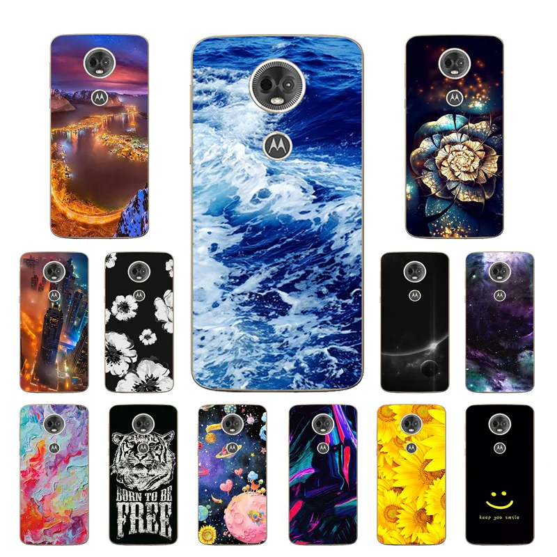 Мягкий силиконовый чехол из ТПУ для Motorola E5 Plus задняя крышка телефона 6 0 дюймов MOTO