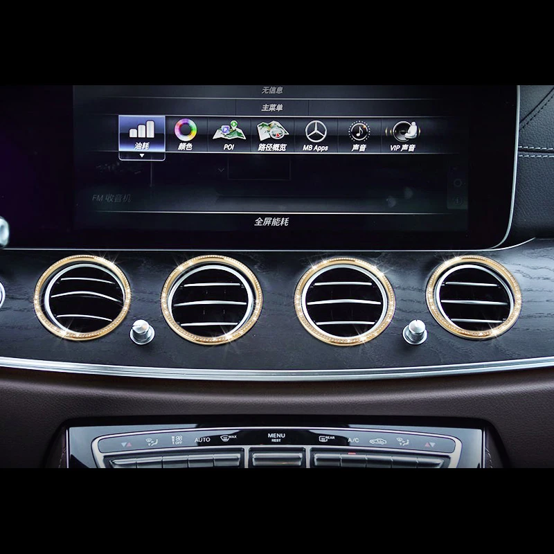 4 шт. декоративная накладка на переднюю воздуховыпускную отверстие для Benz E Class W213