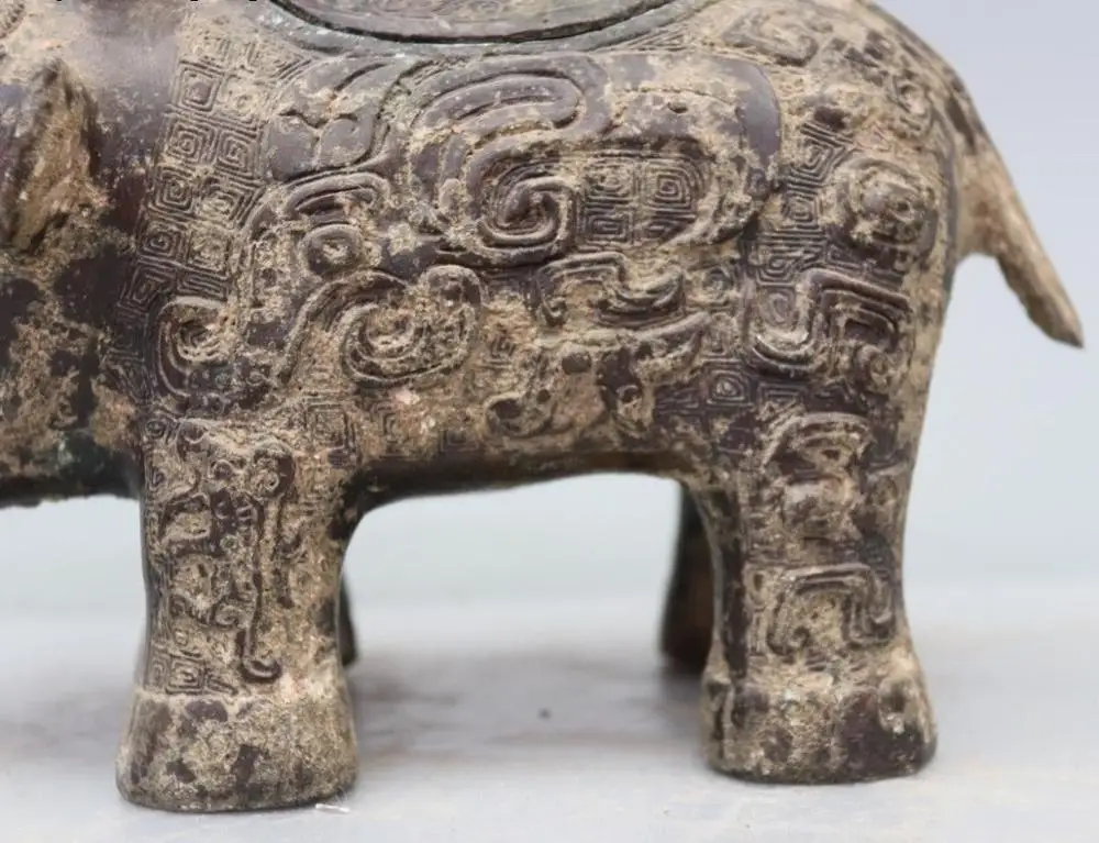 Китай (материк) королевского дворца собирать старые чистый Бронзовый зверь Два