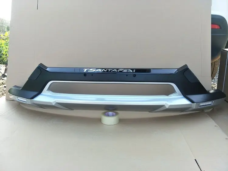 Хорошее качество пластиковый ABS хромированный Передний + задний бампер обшивка