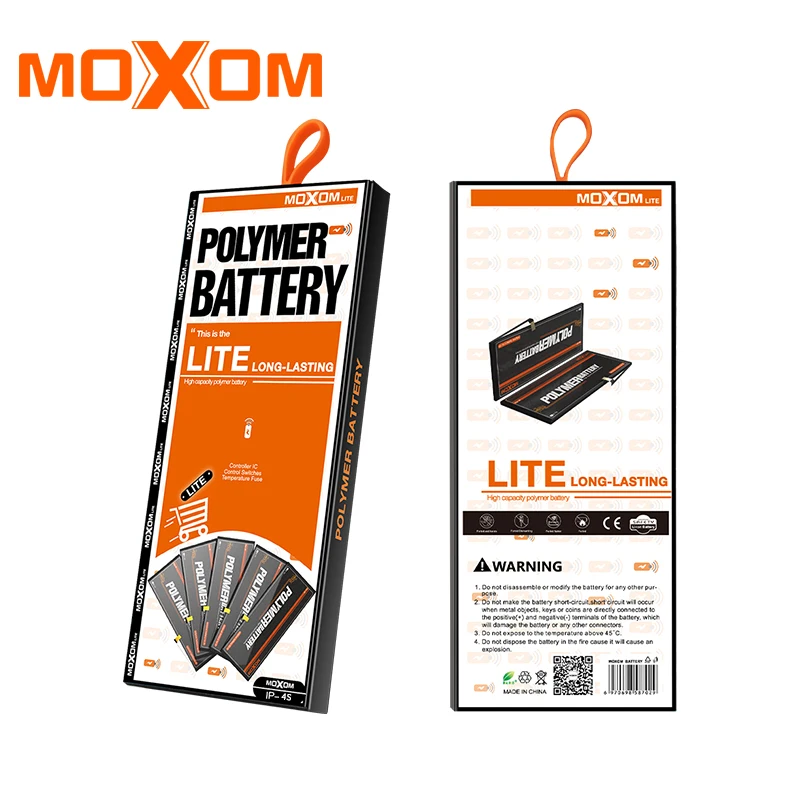 MOXOM батареи для мобильного телефона iPhone 4S 4GS 1330mAh реальная емкость Замена 3 7 V литий