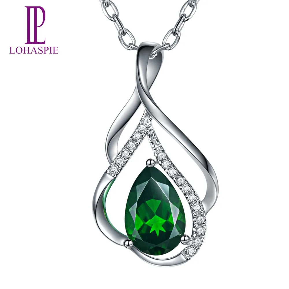 

LP Customized Diamond-Jewelry Solid 9K 10K 14K18K White Gold 1.36Ct натуральный хром подка из диопсида для женщин Fine Fashion Gift