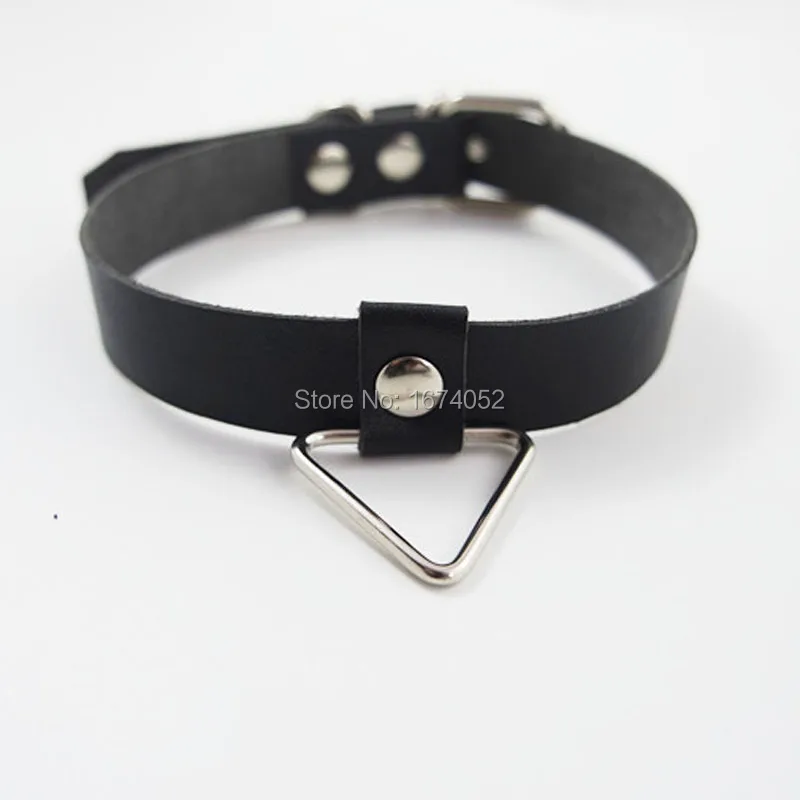 Женское треугольное металлическое ожерелье ручной работы ошейник в стиле панк