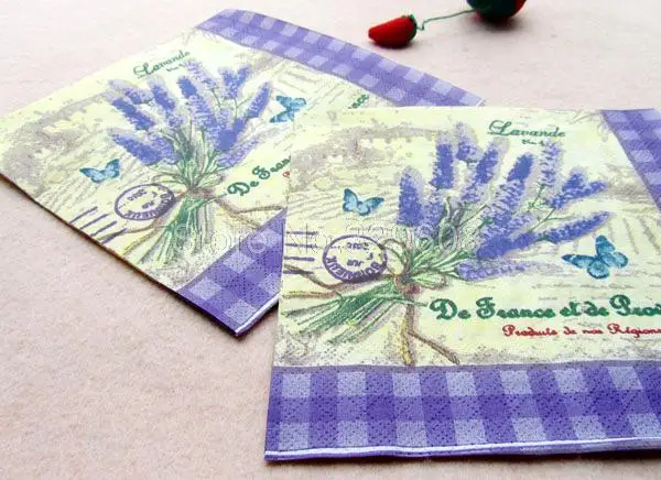 20 шт./упак. Винтаж Цвет Бумага салфетка вечерние 100% Девы древесины Рисунок 8|napkin