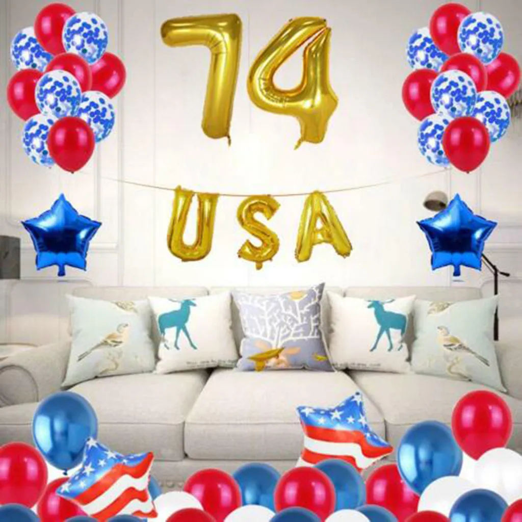 Цифровой воздушный шар с буквенным принтом алюминиевая пленка праздничные