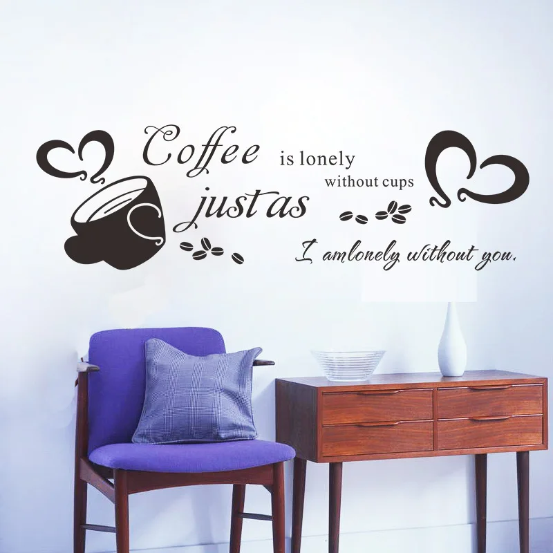 Съемные модные виниловые наклейки на стену с надписью о любви | Дом и сад