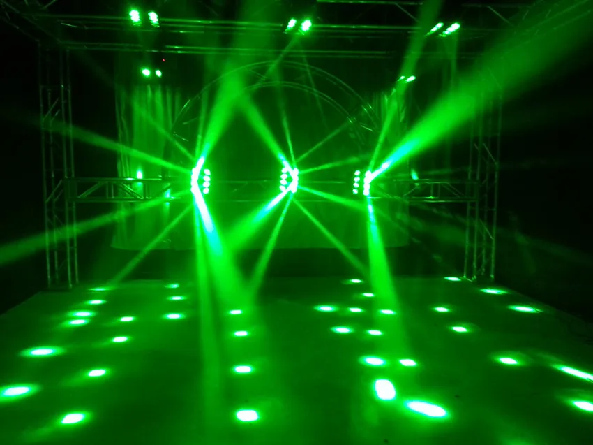 Mini LED Spider effect Light 4in1 for STUDIO club party stage KTV dance bar liminaires theatre cyclorama illuminacion lighting | Лампы и